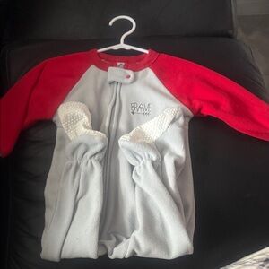 Gerber Red and Gray Baby Onesie